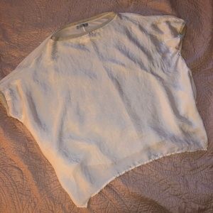 Zara light pink satin shirt